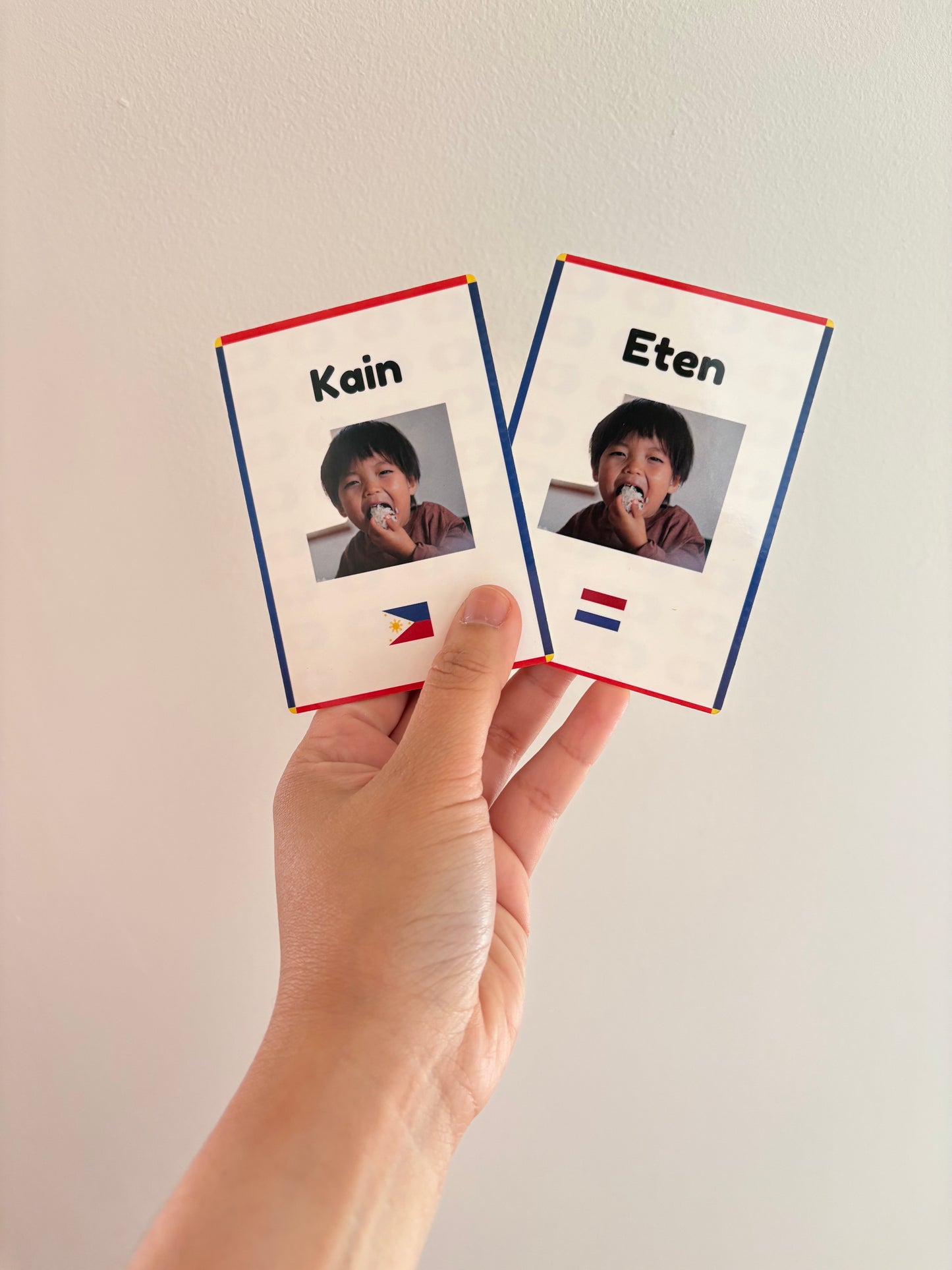 Salitang Kilos (Werkwoorden) Tagalog-Dutch matching card game