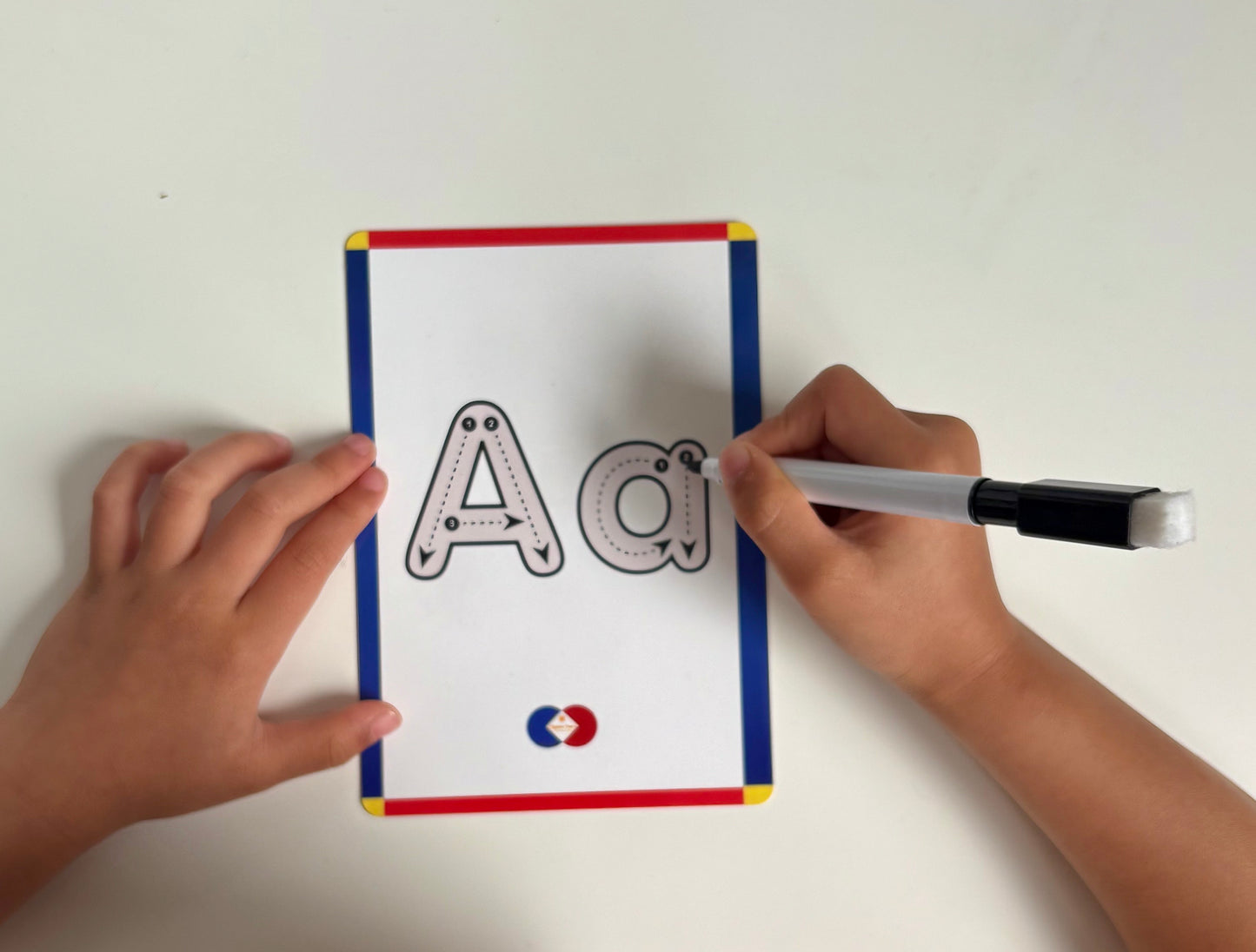 Filipino ABAKADA Flashcards with tracing activity