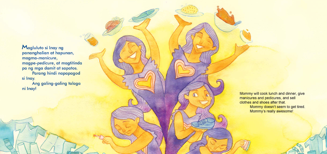 Filipino/English Story Book - Superwoman si Inay! (Mommy is Superwoman!)
