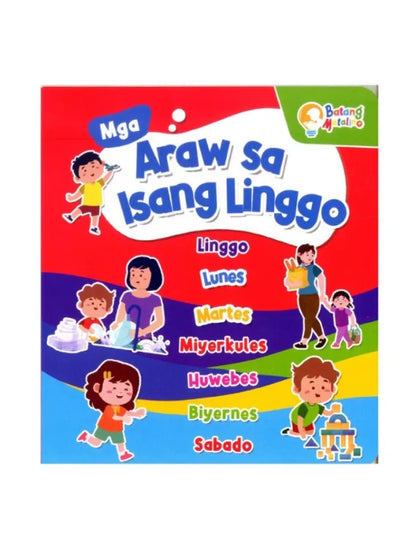 Picture Board Book - Mga Araw sa Isang Linggo