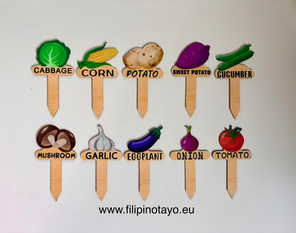 Bahay Kubo - Vegetable Learning Activity Set