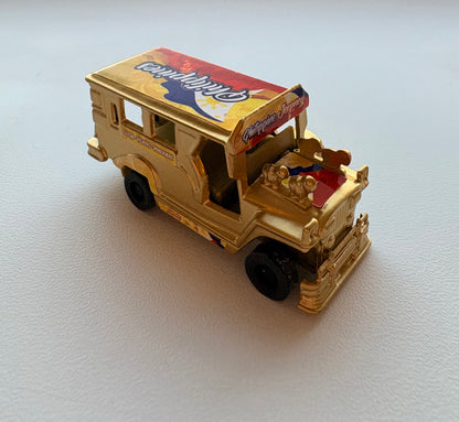 Philippine Jeepney (Special Gold Edition) Collectible Miniature Toy
