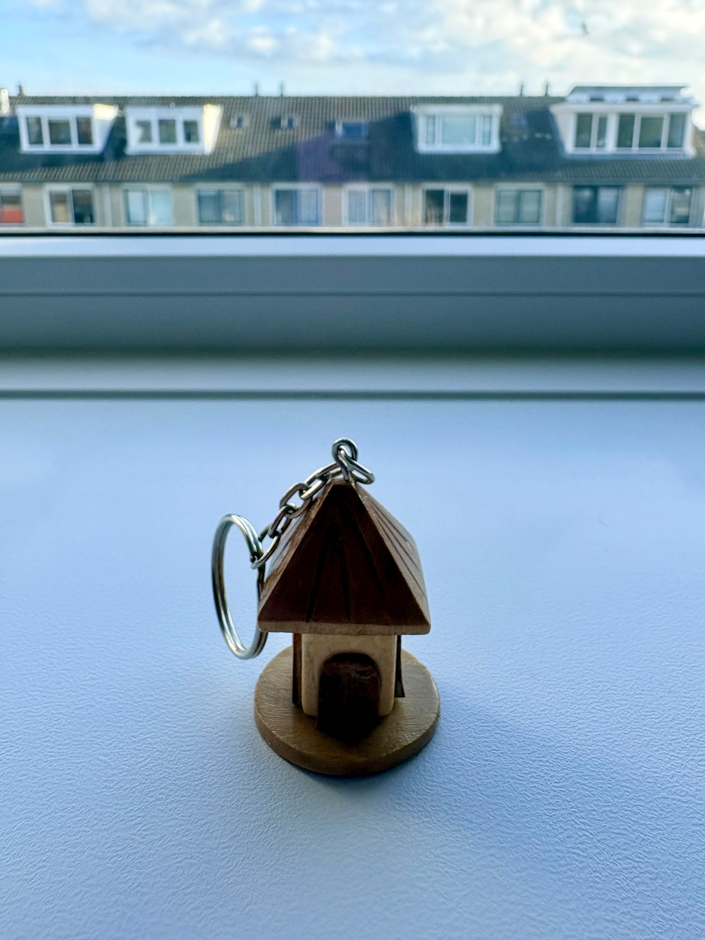 Bahay Kubo (Nipa Hut) Wooden Keychain/ Bag Charm