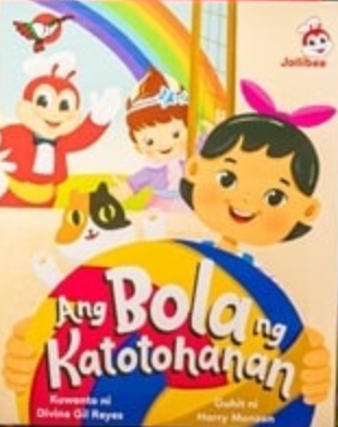 LIMITED EDITION Jollibee Kids Values Book FIL/ENG - Ang Bola ng Katotohanan
