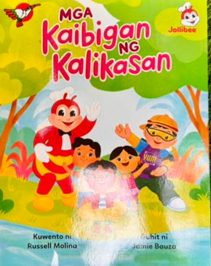 LIMITED EDITION Jollibee Kids Values Book FIL/ENG - Mga Kaibigan ng Kalikasan