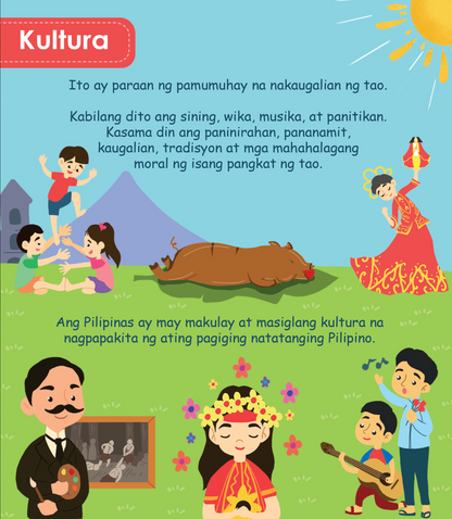 Picture Board Book - Ang Kulturang Pilipino
