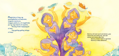 Filipino/English Story Book - Superwoman si Inay! (Mommy is Superwoman!)