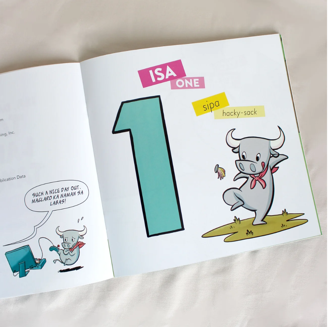 Picture Book - FIL/ENG Isa, Dalawa, Tatlo! Tara, Laro Tayo! – Bilingual Counting Book