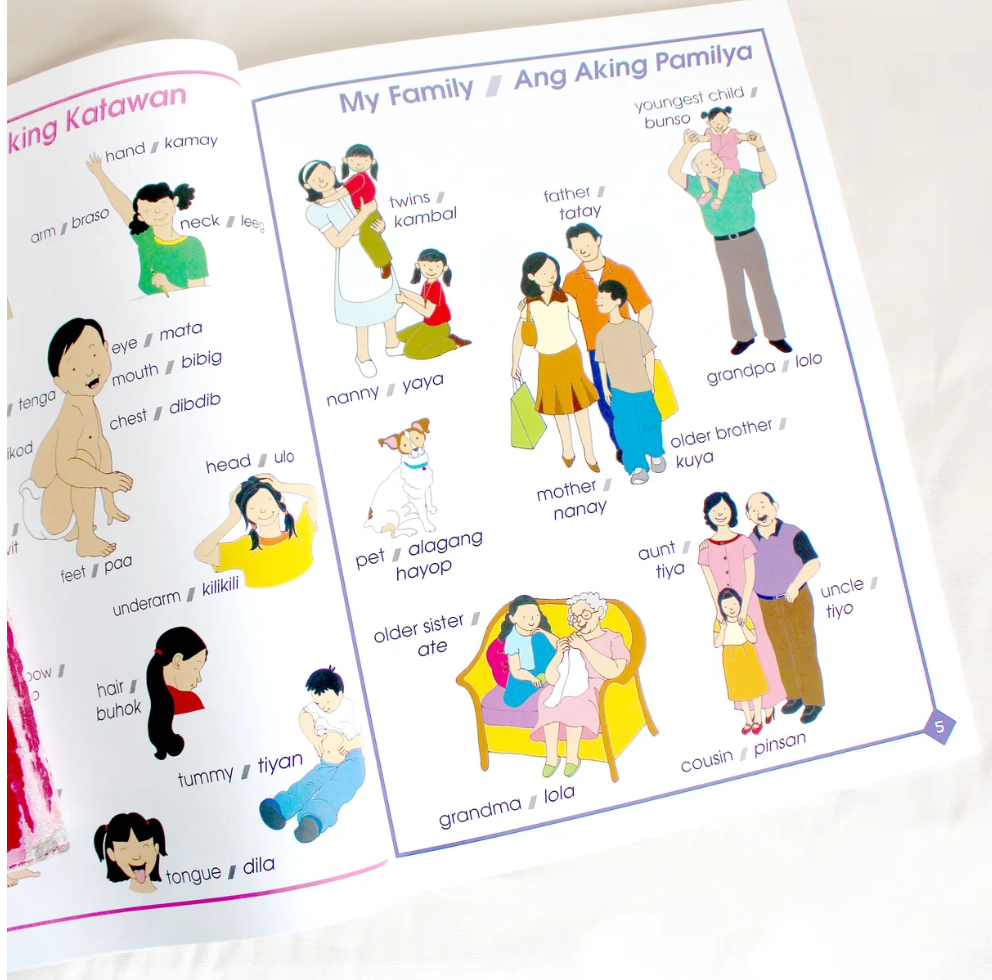 Picture Book - ENG/FIL 500 Words & Pictures (My First Bilingual Visual Dictionary)