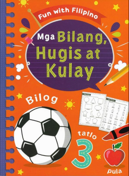 Activity Book - Fun with Filipino: Mga Bilang, Hugis, at Kulay