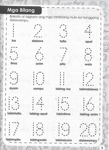Activity Book - Fun with Filipino: Mga Bilang, Hugis, at Kulay