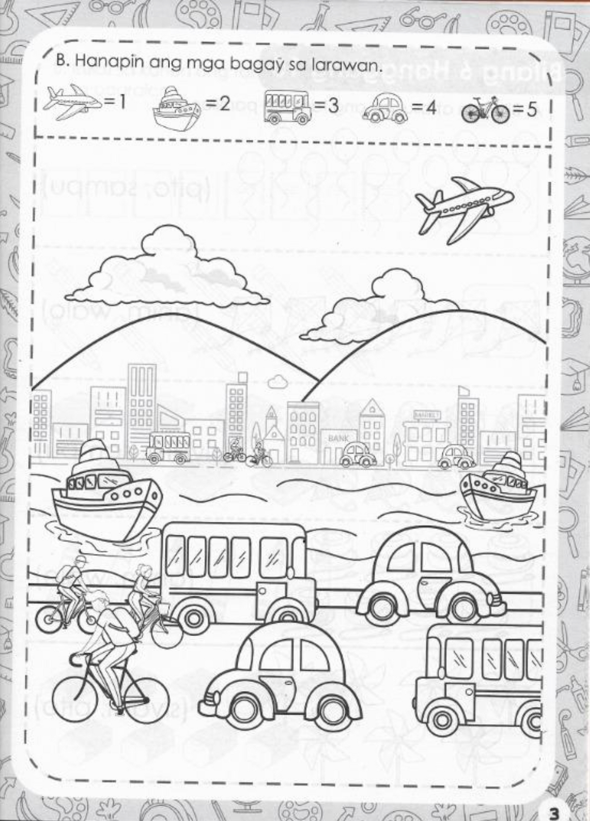 Activity Book - Fun with Filipino: Mga Bilang, Hugis, at Kulay