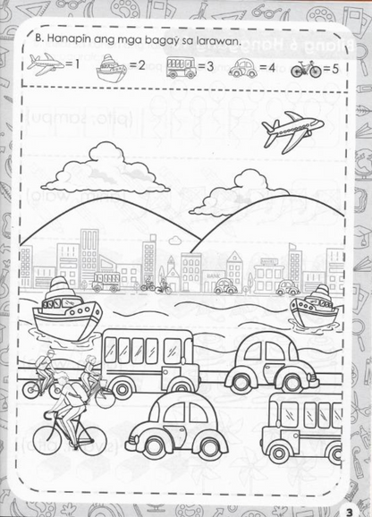Activity Book - Fun with Filipino: Mga Bilang, Hugis, at Kulay