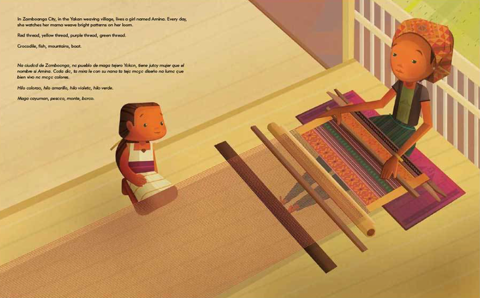Chavacano/English Story Book - Amina and the City of Flowers