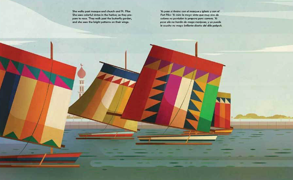 Chavacano/English Story Book - Amina and the City of Flowers