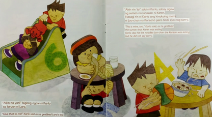Filipino/English Story Book - Sampung Magkakaibigan