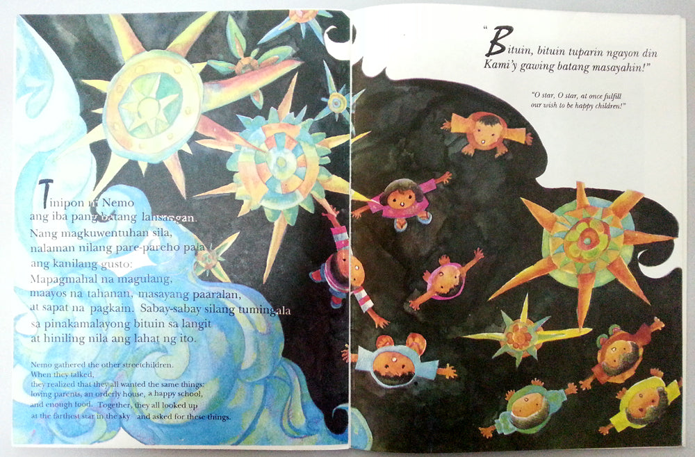 Filipino/English Picture Book - Nemo, ang Batang Papel