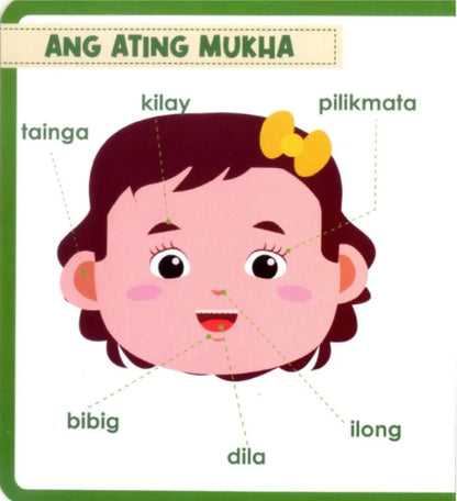 Picture Board Book - Bahagi ng Katawan